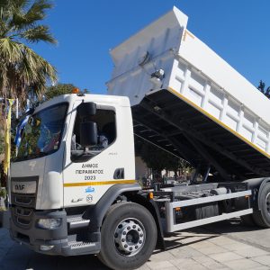 Με νέο υπερσύγχρονο φορτηγό ενισχύεται ο Δήμος Περάματος